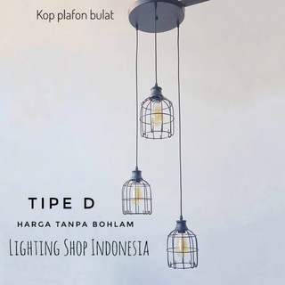 Lampu gantung 3in1 dapet 1set 3Lampu minimalis simple hias Lampu gantung 3in1 dapet 1set 3Lampu minimalis simple hias