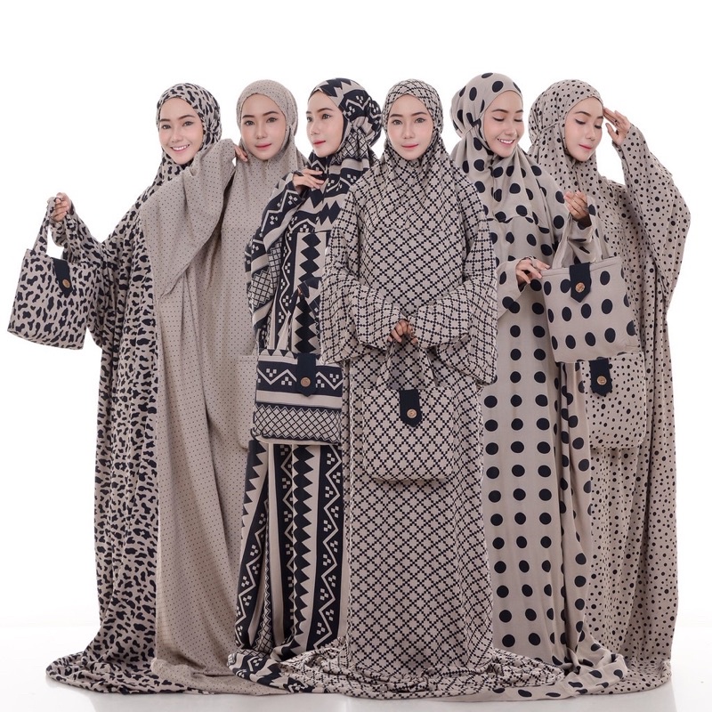 Mukena Terusan Hadramaut Premium Milo 2