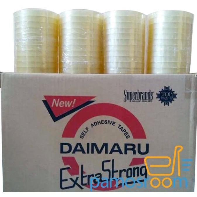 

Isolasi / Solatip Daimaru 12 Mm X 72 Yard. 1/2 Inch X 72 Yard Murahhhh Terlaris