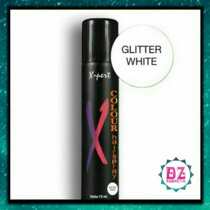 EXPERT HAIR SPRAY COLOR GLITTER WHITE NON PERMANEN 75 ml