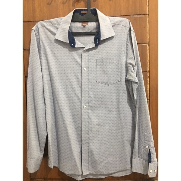 Kemeja Kerja Pria Wood