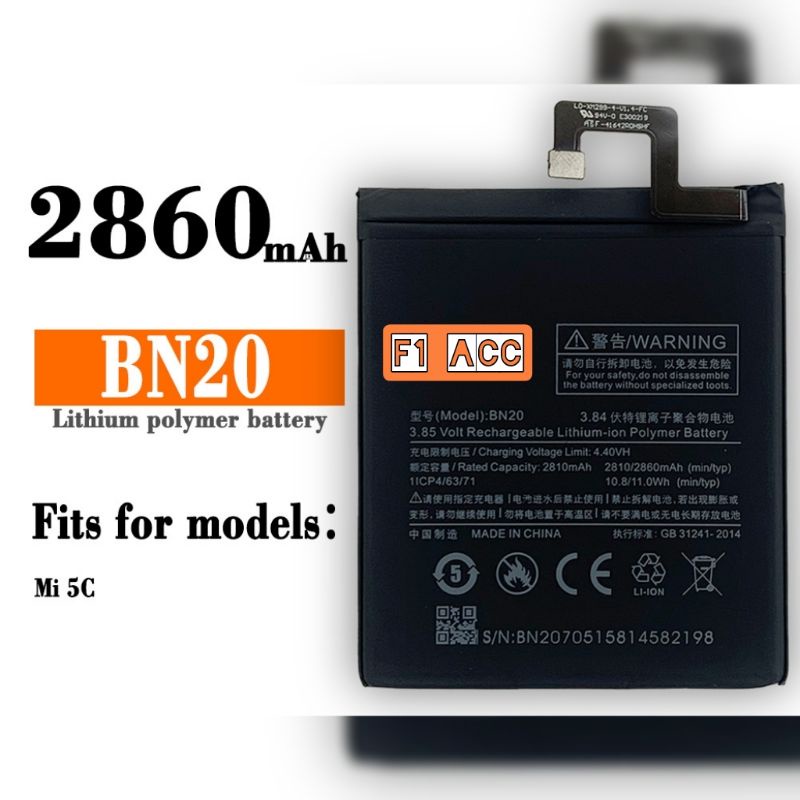 Baterai Batre Xiaomi Mi 5C BN20 Baterai Xiaomi Bn20 Mi 5c ORIGINAL