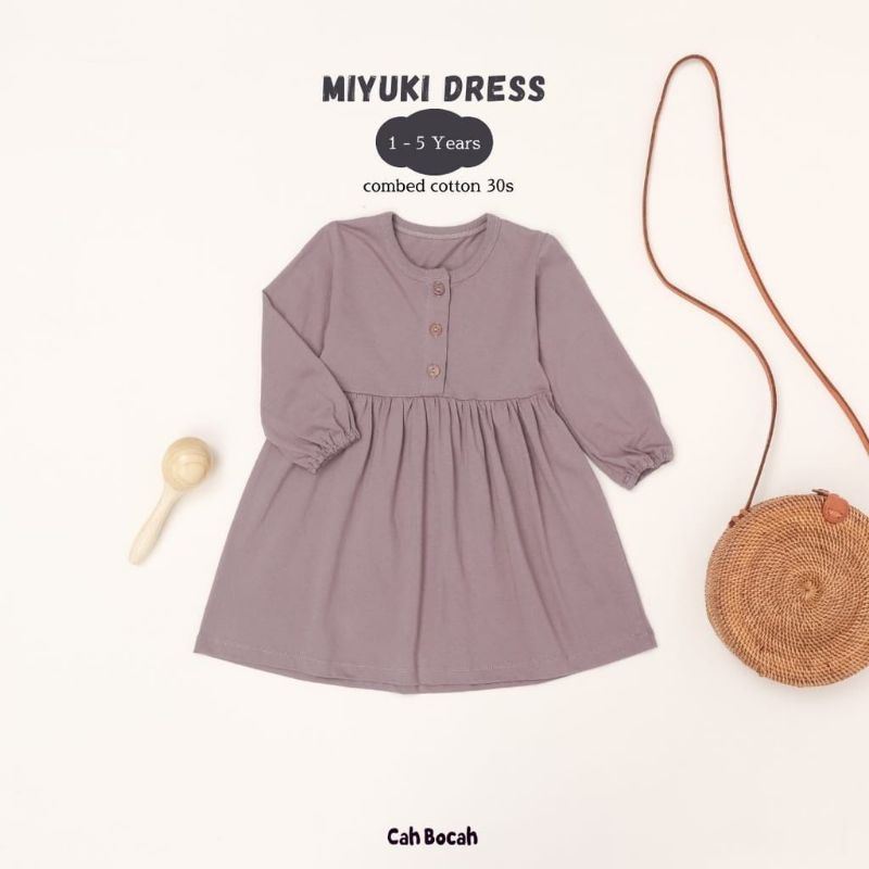 miyuki dress anak lengan panjang