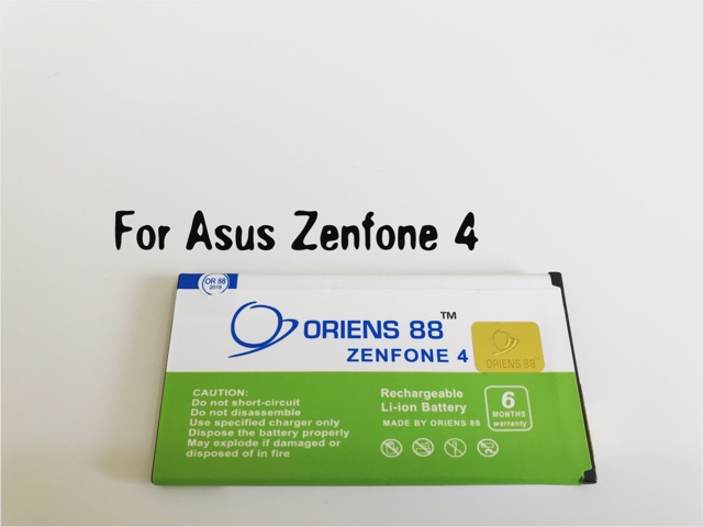 (P) Baterai batre battery Asus Zenfone 4 double power/IC oriens88