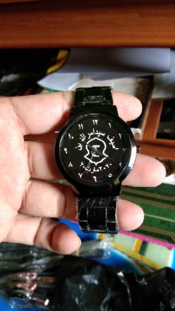 JAM TANGAN TEROMPAH PASANG NAMA  ARABIC