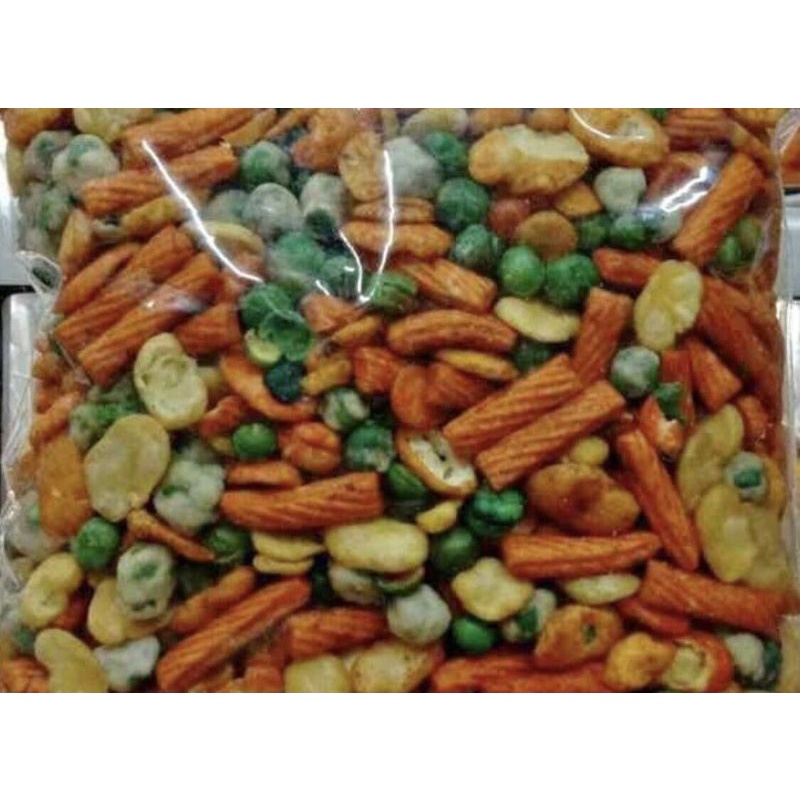 

KACANG CAMPUR JAIPONG POLONG MIX NUT 1KGSNACK KILOAN