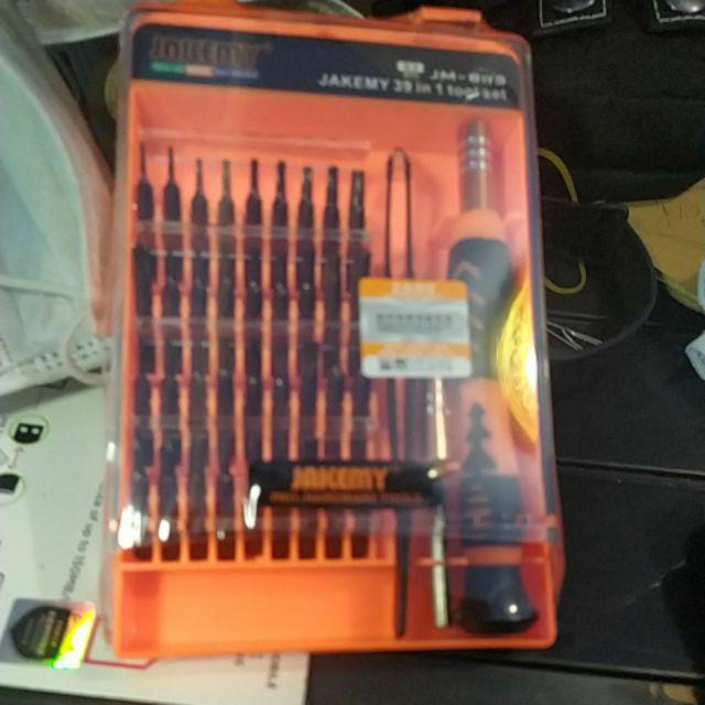 Jakemy 39in1 Obeng Set Hp Iphone Xiaomi macbook lengkap