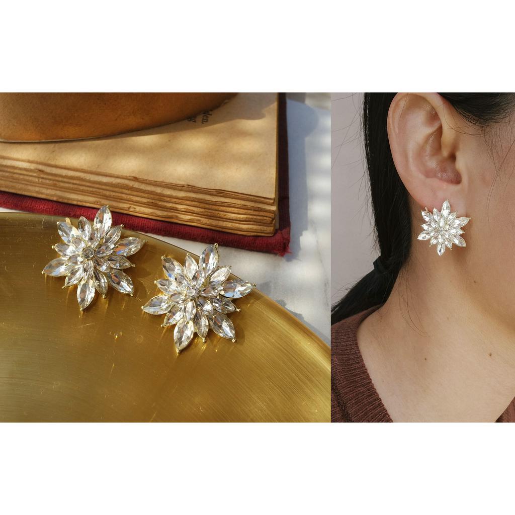 ANTING BUNGA KRISTAL - 2499