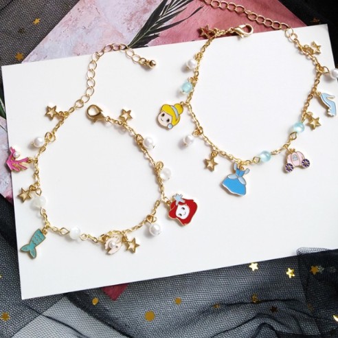 [ORGM] Gelang tangan lucu liontin princess