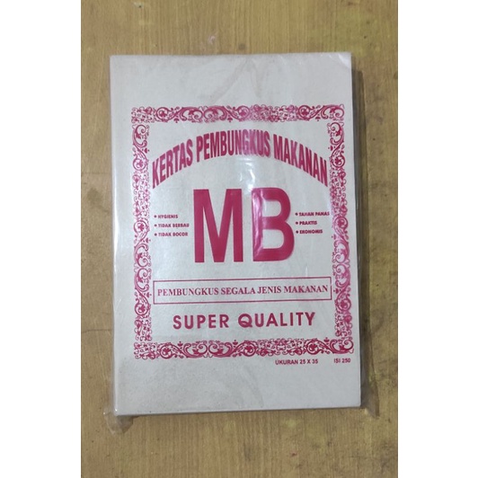 kertas minyak nasi | kertas cokelat nasi | kertas pembungkus nasi