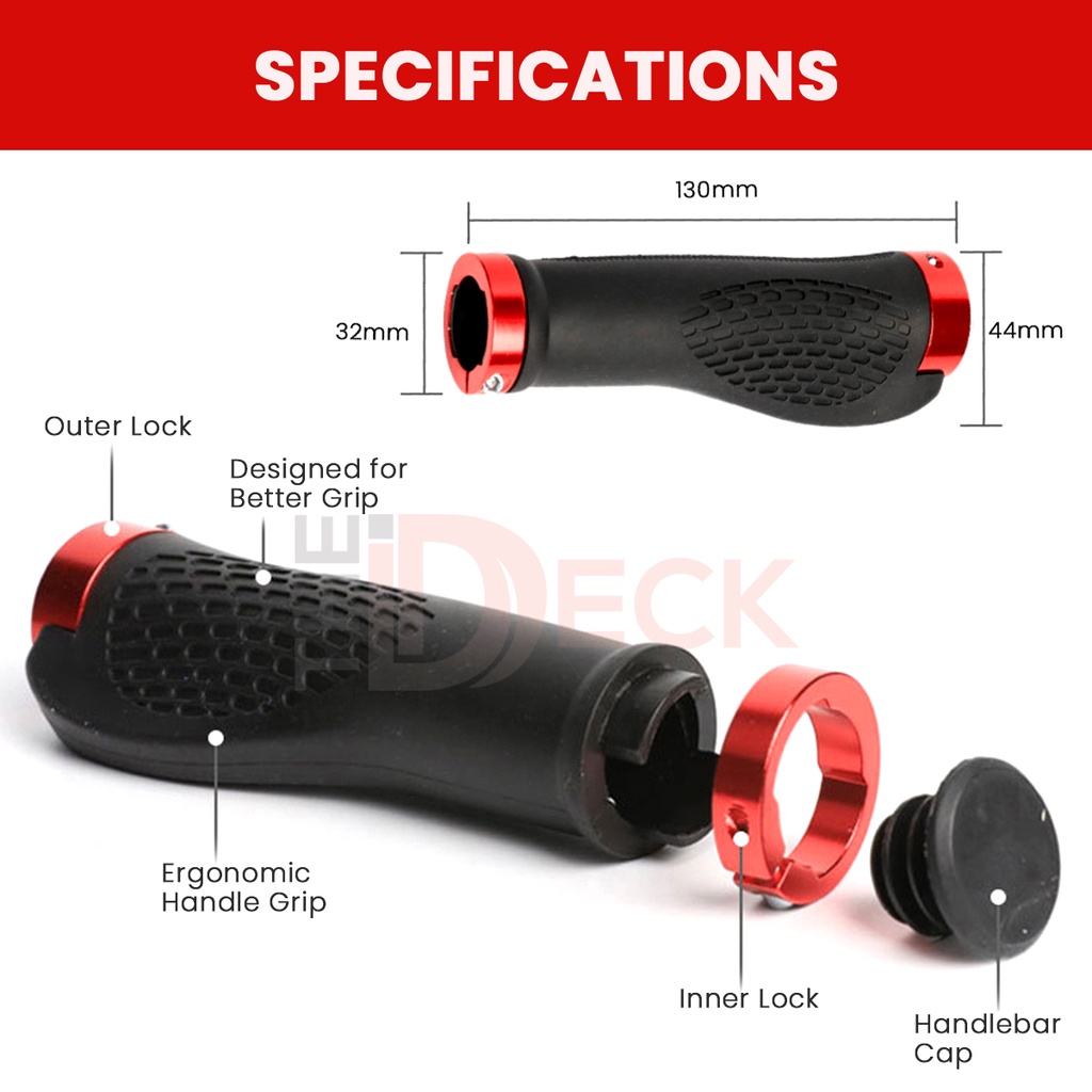 TERBARU HANDGRIP SEPEDA HAND GRIP STANG SEPEDA ERGONOMIS HANDLEGRIP AKSESORIS SEPEDA LIPAT MTB