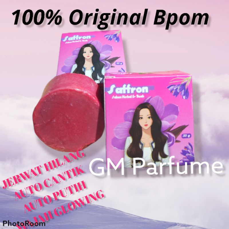 Sabun Saffron BPOM Sabun Pemutih Wajah Alami Ampuh Atasi Jerawat Original Safron Soap Murah