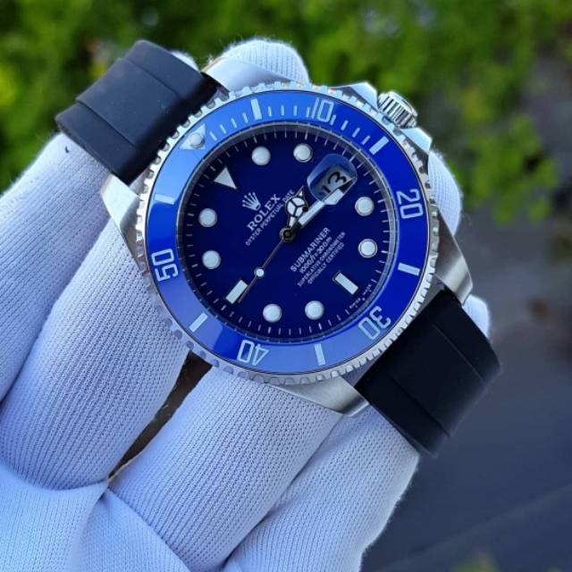 ROLEX SUBMARINER RUBER ASLI JAPAN MIYOTA