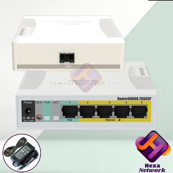 MikroTik RB260GSP CSS106-1G-4P-1S