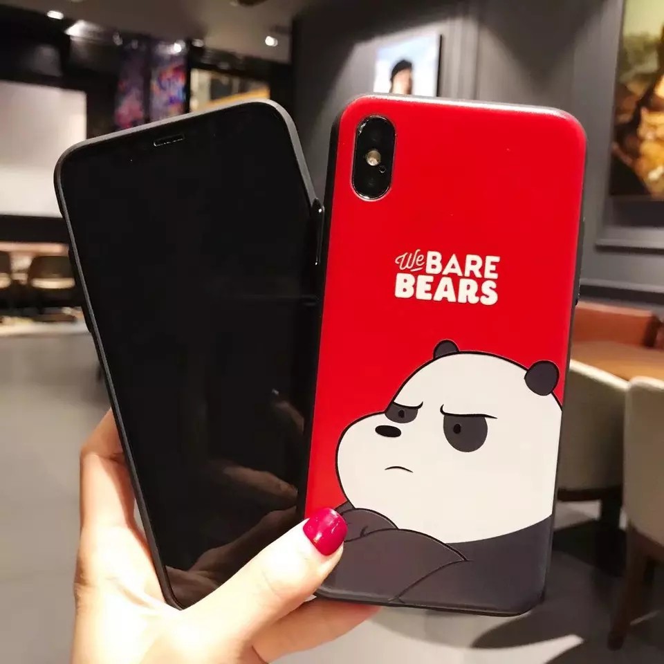 PROMO BEST SELLER WE BARE BEARS FUZE HARD CASE 3D PRINT IPhone Xiaomi Redmi 4A Note 4 5 A71 A83