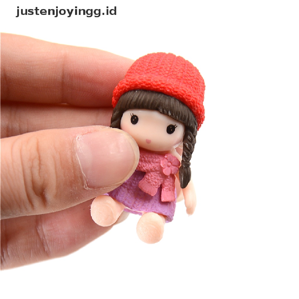 // justenjoyingg.id // 1PC Lovely Fairy Garden Miniature Girls DIY Micro Landscape Ornament Decor ~