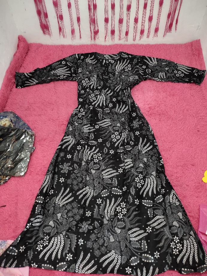 Ms Gamis Batik Sriwedari Maxi Katun Bumil Allsize Dan Jumbo