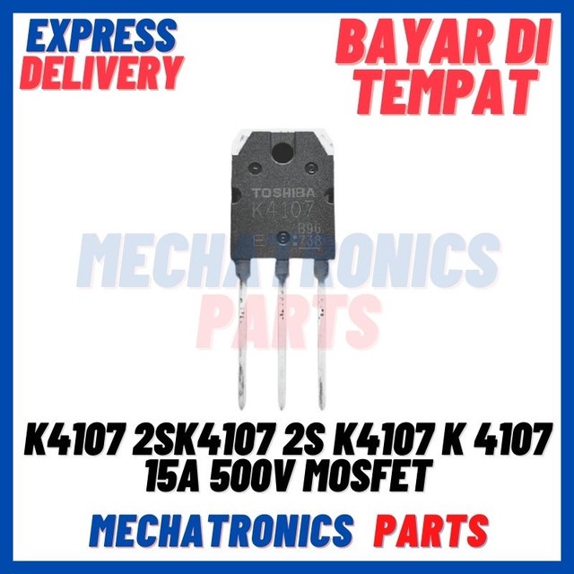 [SMC-9160] K4107 2SK4107 2S K4107 K 4107 15A 500V MOSFET