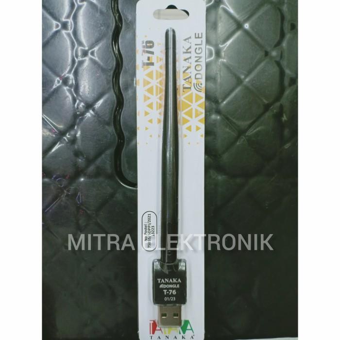 Usb Wifi Dongle T-76 Tanaka/ Receiver & Dvbt2 Untuk Set Top Box