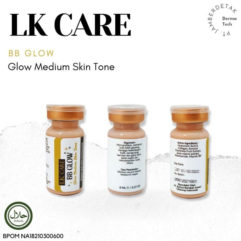 serum bb glow BPOM medium skin tone sulam bedak glowing merk LKCARE