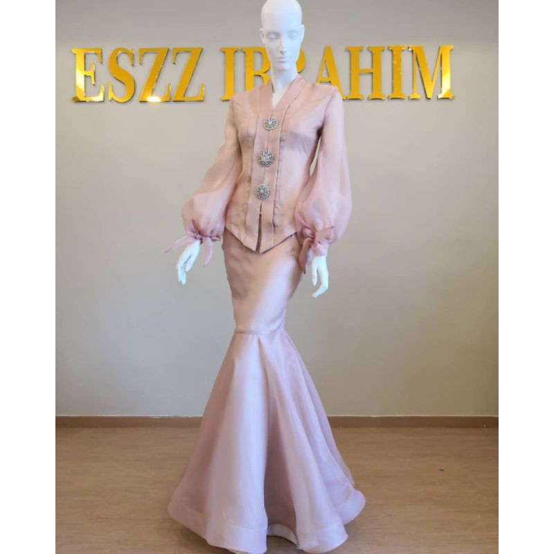 Mermaid gaun pesta, kurung Malaysia