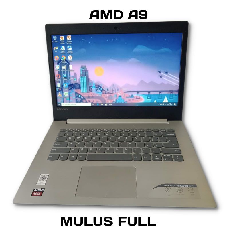 LAPTOP LENOVO IDEAPAD 320 ,LAPTOP BEKAS MULUS FULL,LAPTOP GAMING,LAPTOP AMD A9,