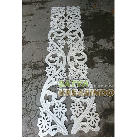 pilar spon karet dekorasi