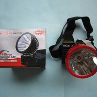 Senter Charger Kepala 3307 0.5W Led Super Terang Aoki KAret Switch Dual Model Cash Pertambangan Nelayan Senter Malam Lampu