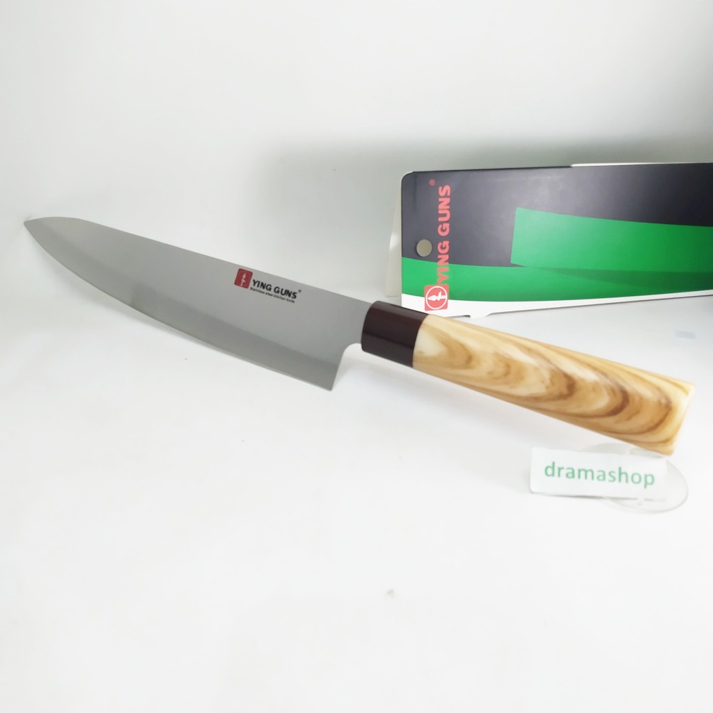 Pisau dapur 8&quot; 8 inch motif kayu