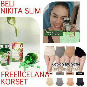 Nikita slim (FREE GIFT) slimming kapsul BPOM HALAL hokkyshop