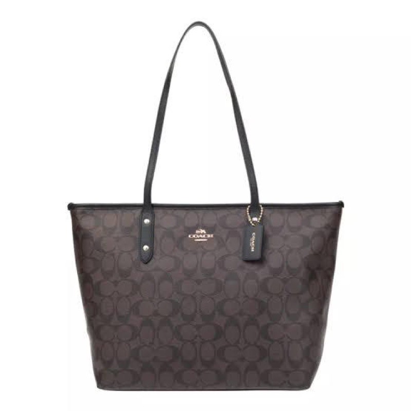 Coach tote bag city zip