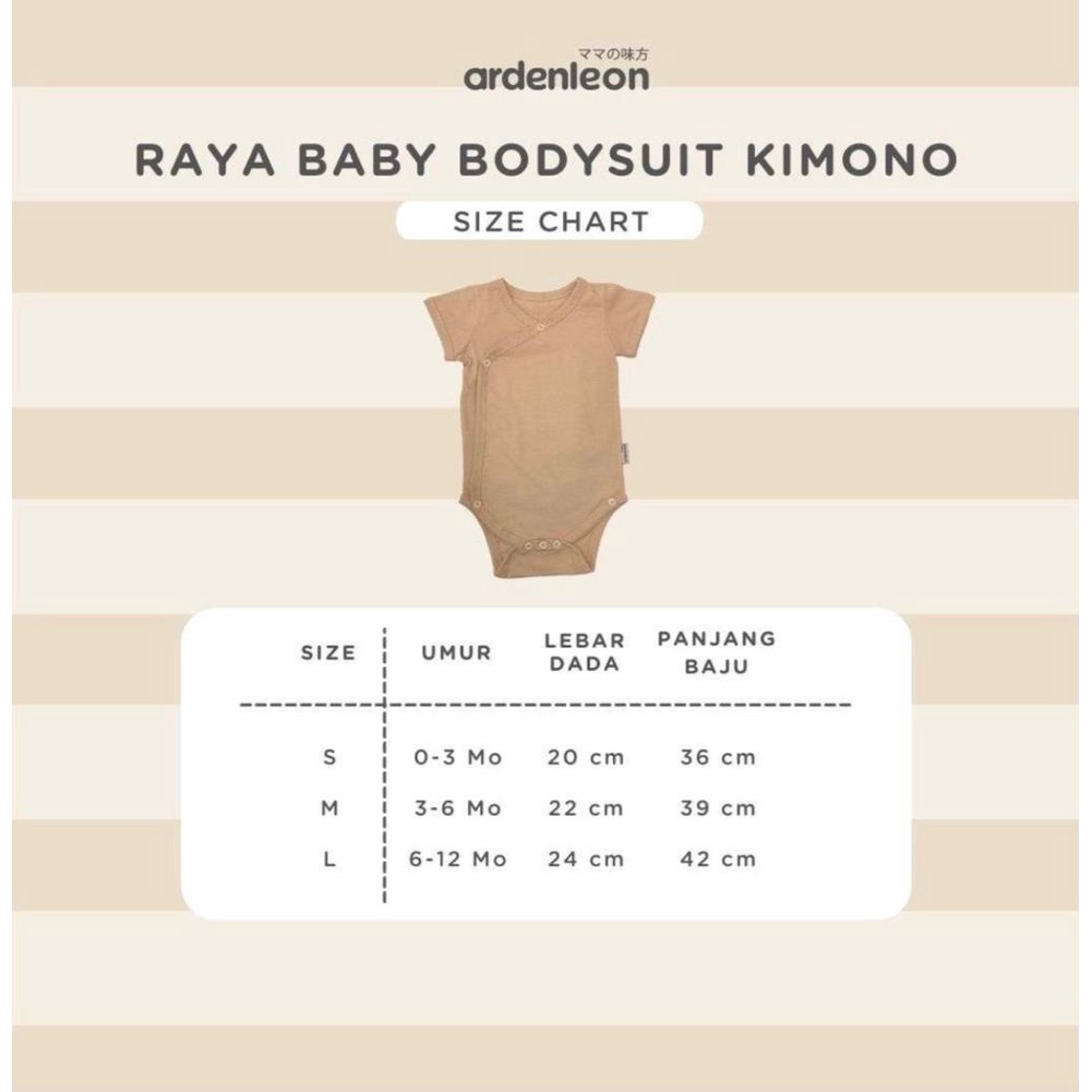 ArdenLeon BABY BODYSUIT KIMONO / Arden Leon KIMONO Bayi Anak Raya Collection