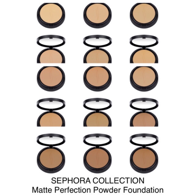 SEPHORA Matte Perfection Powder Foundation