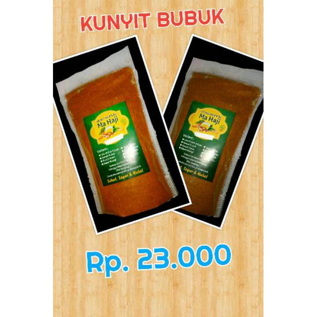 

KUNYIT SERBUK (JAMU HERBAL MA HAJI)