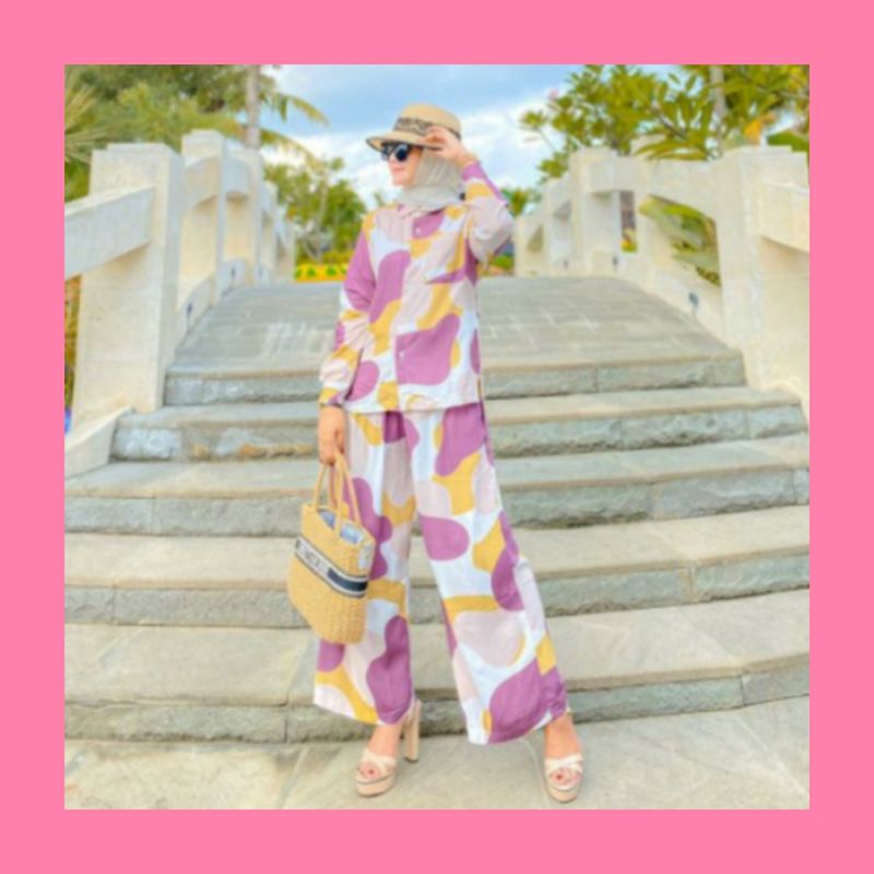 Homedress Home Dress Piyama Daster One Set MJS (Ready Siap Kirim)