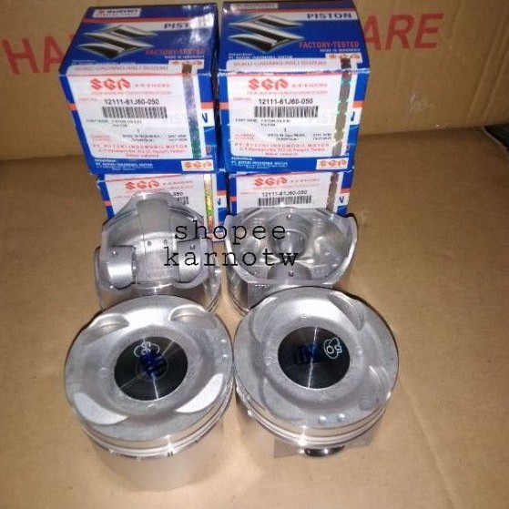piston seher mesin suzuki baleno lama , escudo 1.6 kapsul asli sgp