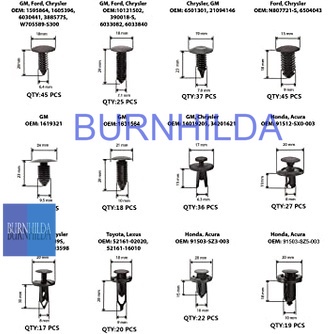 Baut Rivet Mobil Universal Car Push Pin Fasteners 350PCS Car Retainer Clips &amp; Fastener Remover - 18 Most Popular Sizes &amp; Applications Auto Push Pin Rivets Set -Door Trim Panel Clips for Toyota, Honda, Nissan,Bonus Fastener Remover mobil burnhilda
