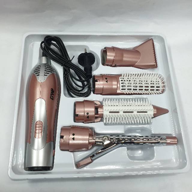 Hair drayer sisir brush 4in1 Hairdryer murah buat curly keriting dan lurus