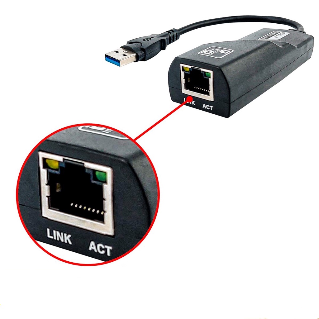 Kabel Adapter Usb 3.0 Gigabyte network Card Eksternal