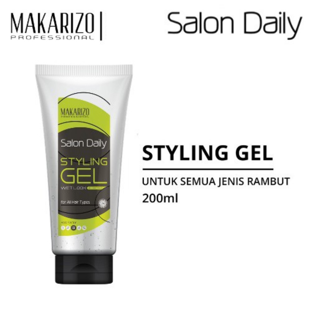 Makarizo Salon Daily Styling Gel Wet Look 200ml