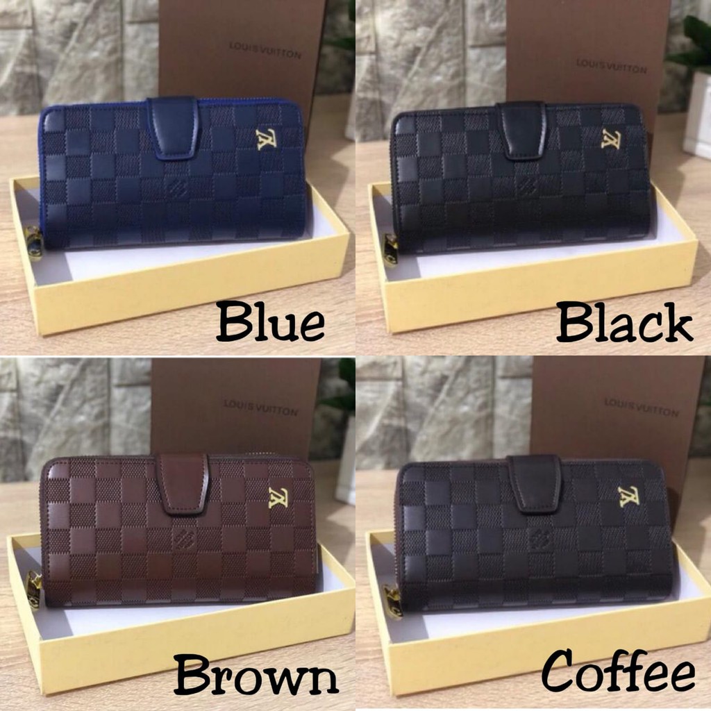 DOMPET LOUIS VUITTON GRADE AAA 2211 - KULIT EMBOSS - DOMPET WANITA