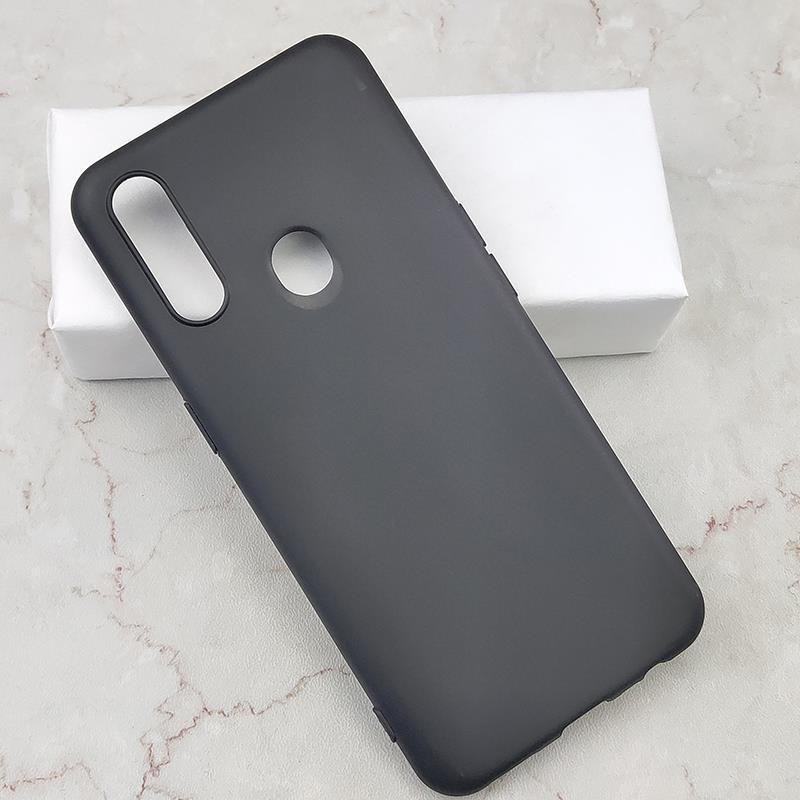 Softcase Oppo A15 A15s A53 A31 Case Silikon Slim Matte Hitam Black Lentur Lembut