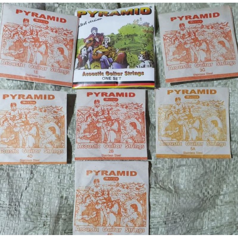Senar Gitar Akustik pyramid Set 6 Senar