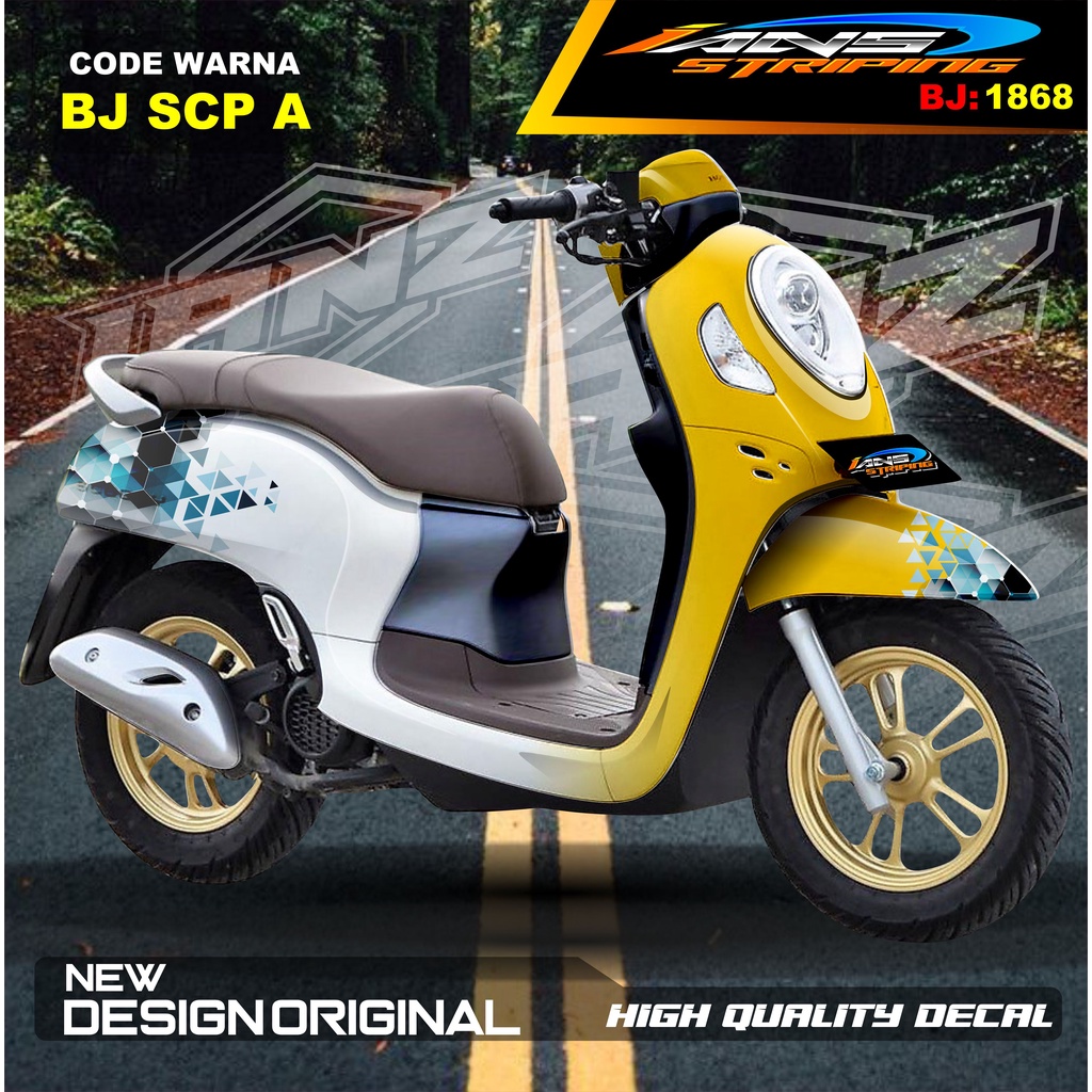 STIKER VARIASI FULL BODY SCOOPY / STICKER ALL NEW SCOOPY / STIKER FULL BODY SCOOPY TERMURAH / STIKER MOTOR SCOOPY / STIKER MOTOR