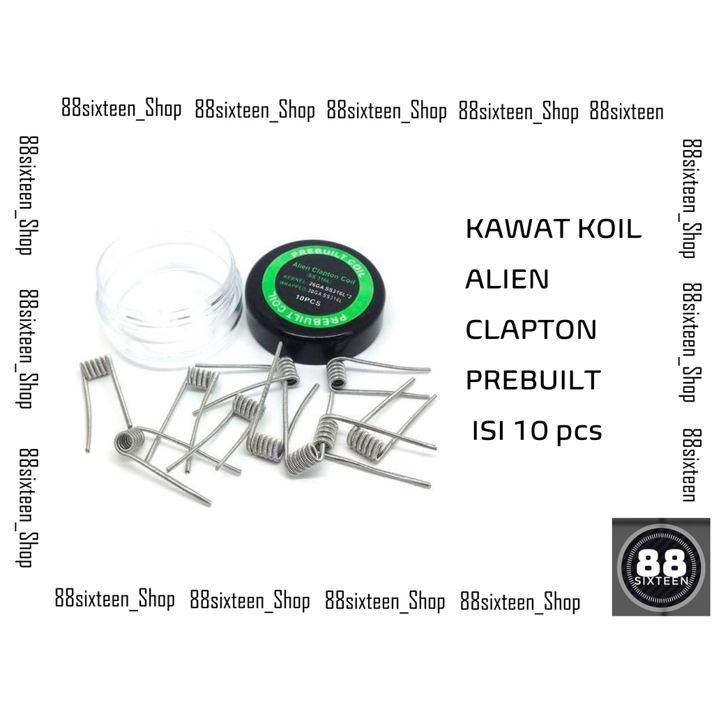 KAWAT VAPOOR COIL ALIEN CLAPTON ISI 10 BIJI