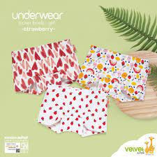 Velvet Junior Celana Dalam Boxer Anak Isi 3 Pcs