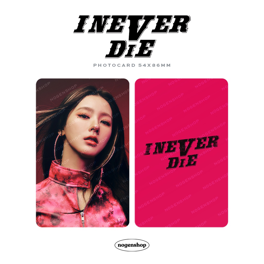 PHOTOCARD PC (G)I-DLE GIDLE I NEVER DIE TOMBOY [FANMADE]