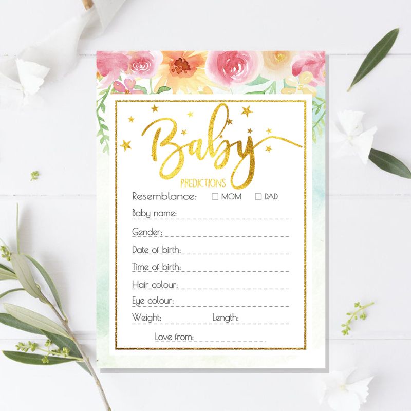 Mary 10 Pak Kartu Permainan Prediksi Dan Advice Untuk Baby Shower