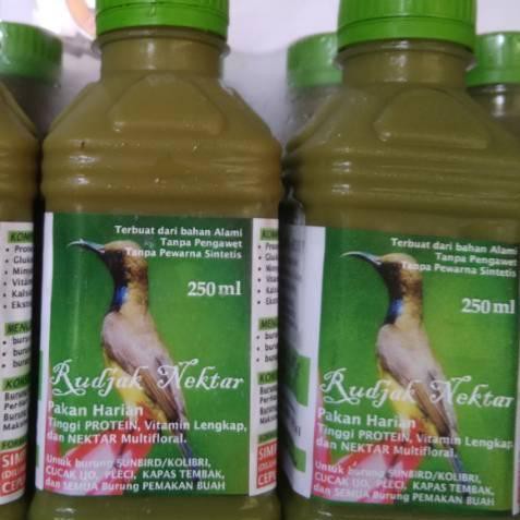 ♙ Rudjak nektar 250 ml pakan burung kolibri ninja konin ♔