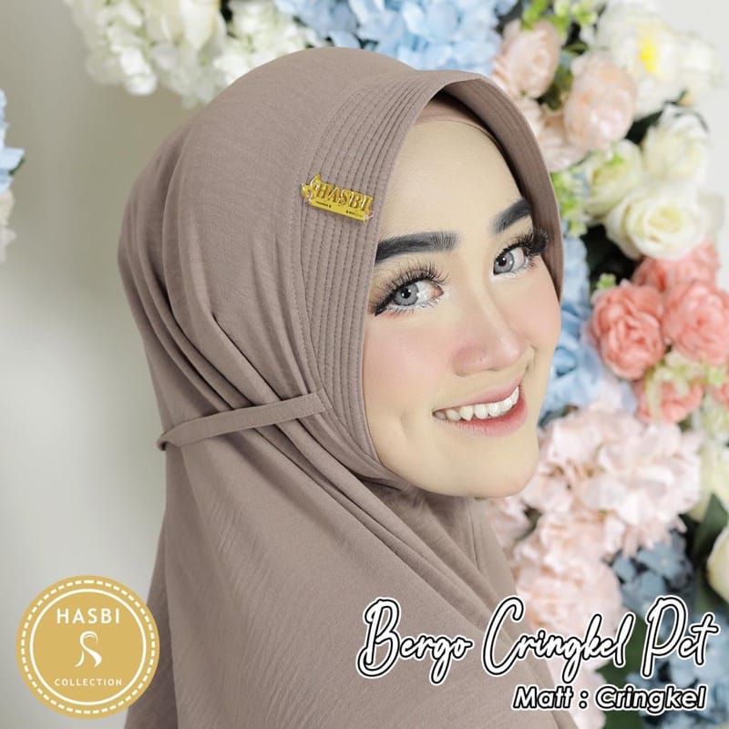 kerudung Bergo Jilbab Bergo Bergo Maryam Pet Crinkle Airflow Bergo Murah Bergo Harian Ukuran M